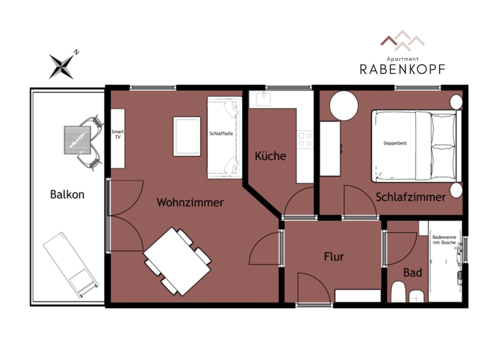 Das Bergquartier - Ferienwohnung Rabenkopf Oberau  Exteriör bild